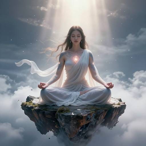 Ranni Meditating on Floating Island