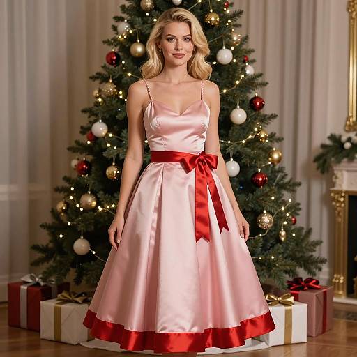 Elegant Christmas Party Outfit Showcase