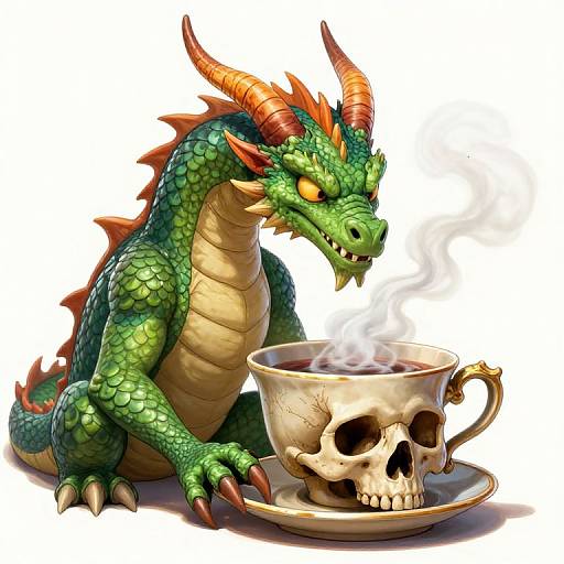 Curious Dragon by Philosopher's Teacup
