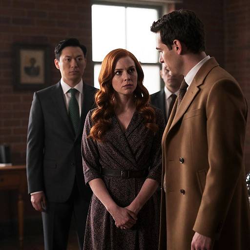 Dramatic Gathering in a Dim Room