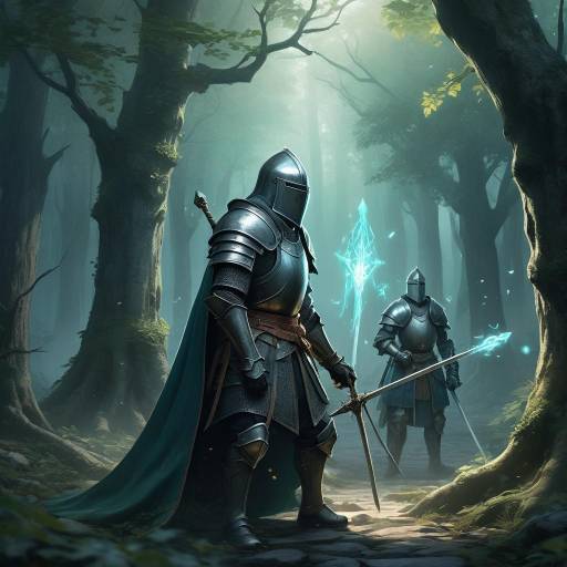 Mystical Encounter in an Ancient Forest Mystical Encounter in an Ancient Forest