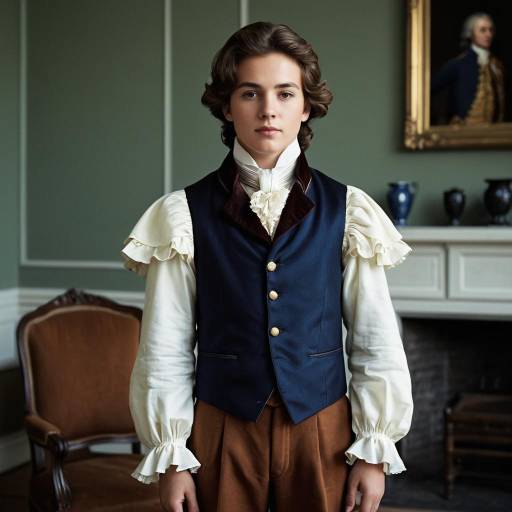 Young French Aristocrat in Historical Costume