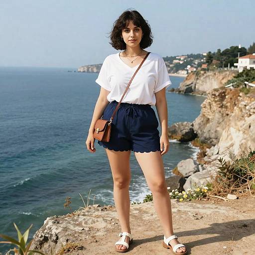 Voluptuous Woman in Studio Ghibli Style