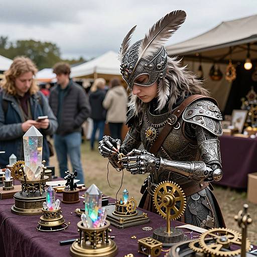 Owlin Artificer Crafting Magical Devices