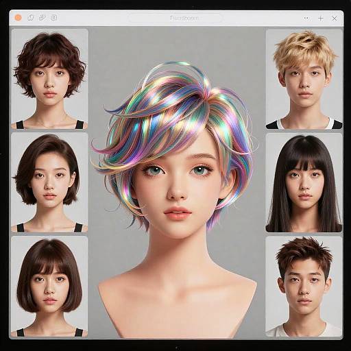 Creative Short Hair Fantasy Simulator