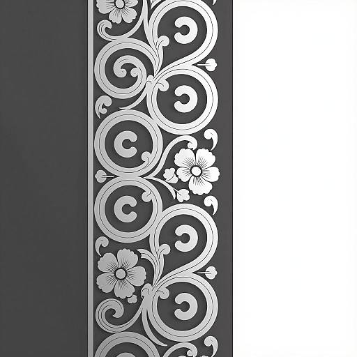 Renaissance Acanthus Scrolls Pattern Design