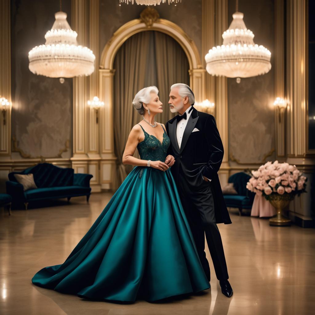 Elegant Romance in a Lavish Ballroom