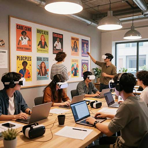 Creative Workspace with Advertising Brainstorm