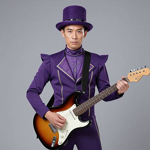 Purple Rock Legend Costume