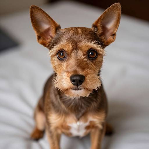 Hyperrealistic Russian Toy Terrier Portrait