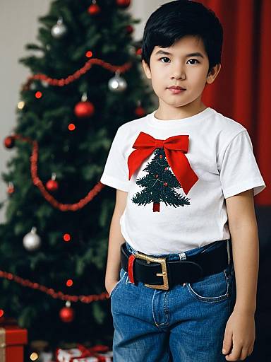 Realistic Christmas Tee Shirt Costume
