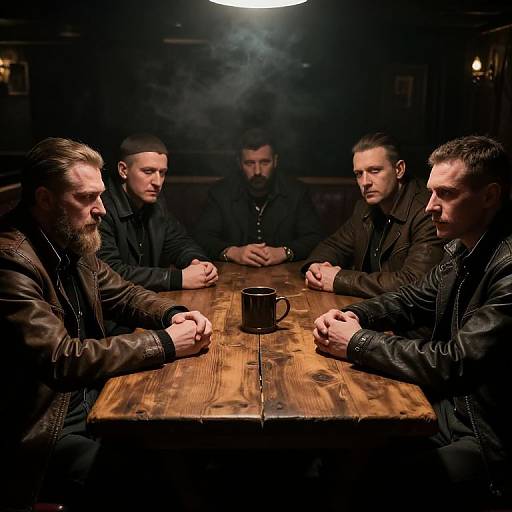 Bratva Gathering in Underground Club