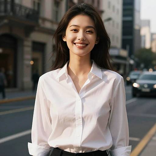 Stylish City Portrait of a Girl