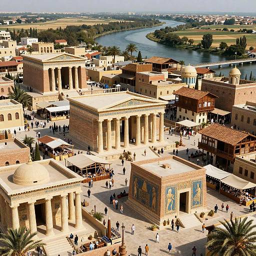 Hellenistic Fantasy Cityscape