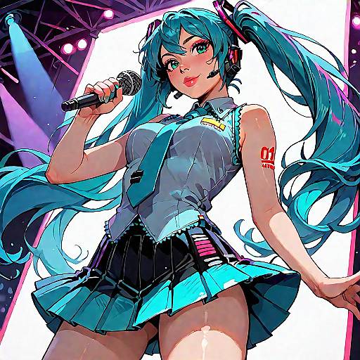 Hatsune Miku Live Dance Stage Performance