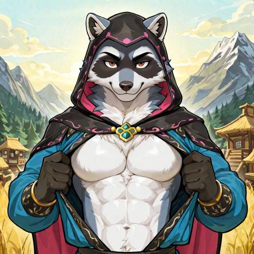 Buff Raccoon: Mr. Olympia in Nature