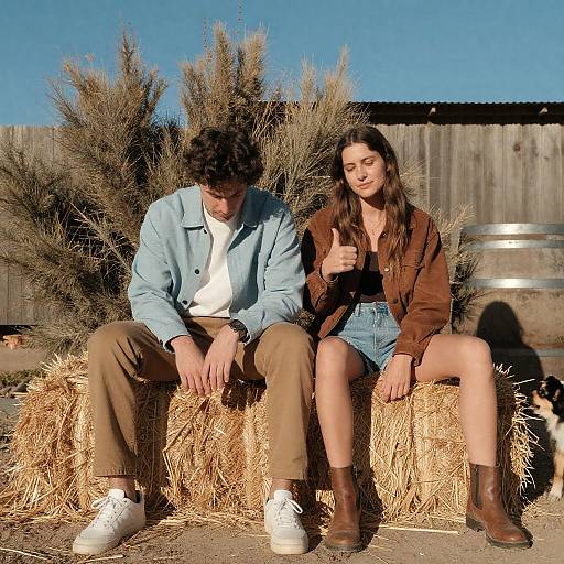 Outdoor Portrait of a Happy Couple
