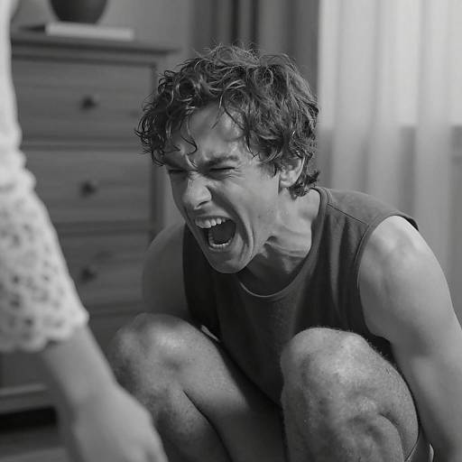 Intense Black-and-White Portrait Capture