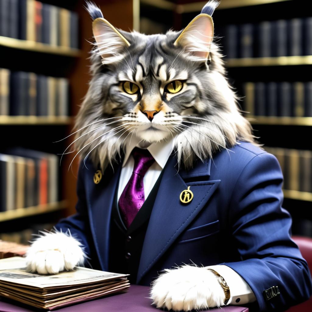 Maine Coon: NYC's Feline Crime Boss