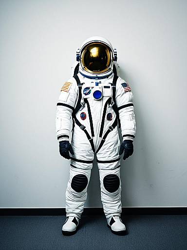 Full-Body Astronaut Cosplay Photo