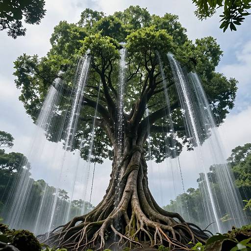 Colossal Tree with Inverted Roots