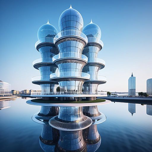 Glittering Magic Mushroom Observation Tower Glittering Magic Mushroom Observation Tower