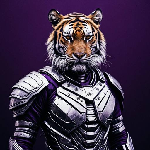 Biomechanical Tiger Warrior