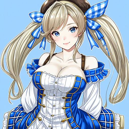 Illustration of Cucouroux (granblue fantasy), granblue fantasy in the style of Niwatazumi