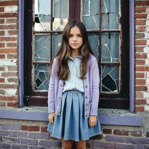Charming Kids Fashion in Urban Setting