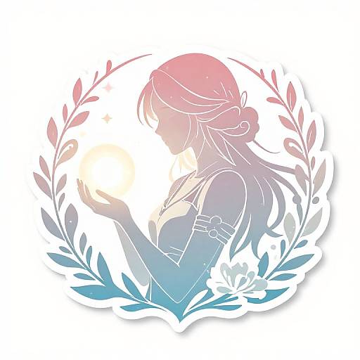 Minimalist Albedo Sticker Art