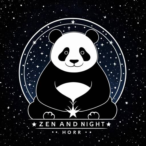 Zen Panda Flat Logo