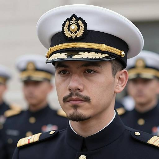 Portrait of a Male Naval Officer