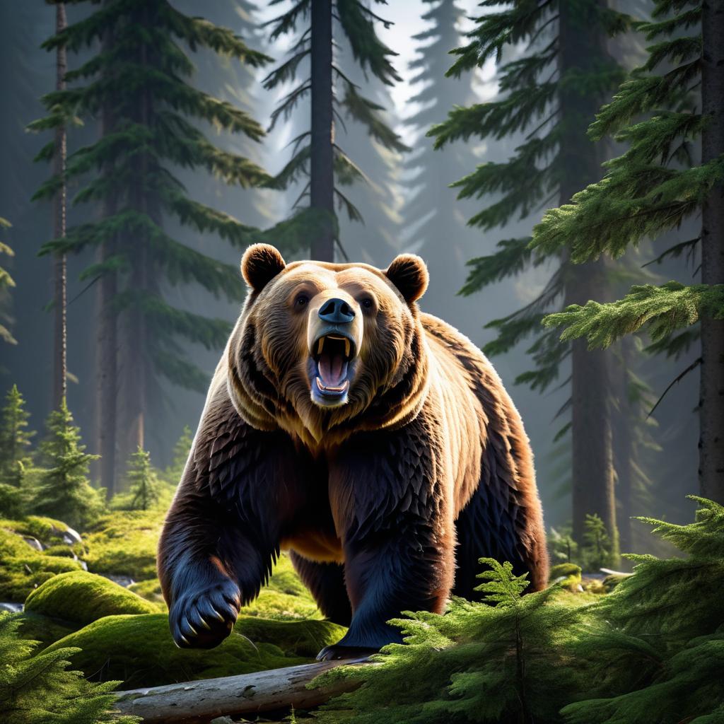 Majestic Bear: Heart of the Forest