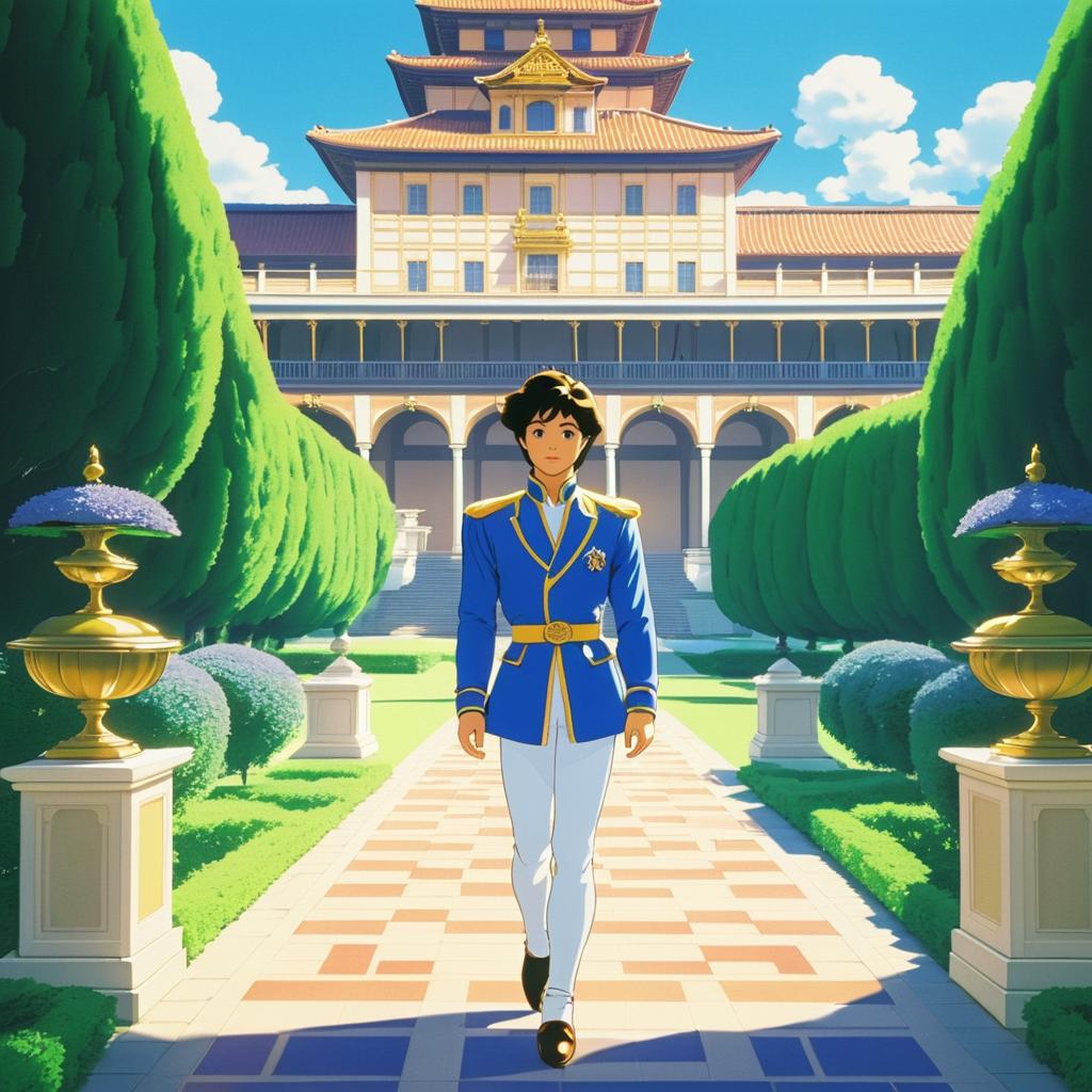 Charming Prince in 90s Ghibli Anime