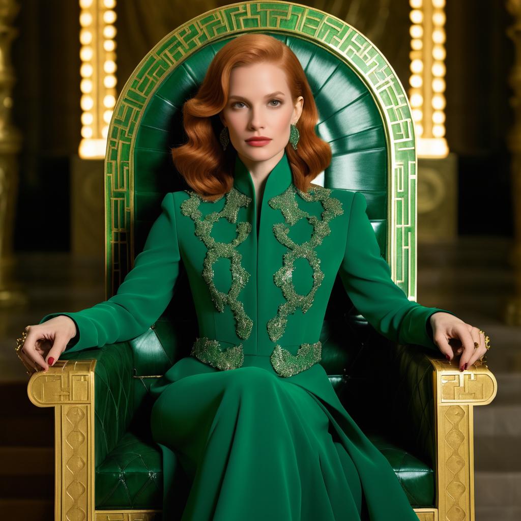 Jessica Chastain as a Cunning Strategist