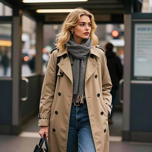 Strawberry Blonde Urban Commuter Style