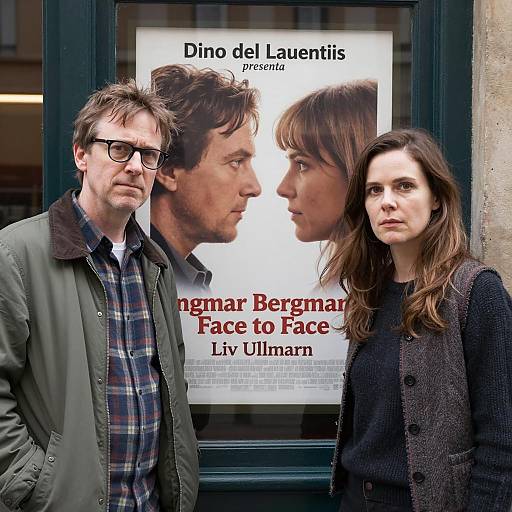 Candid Shot by Movie Poster Display