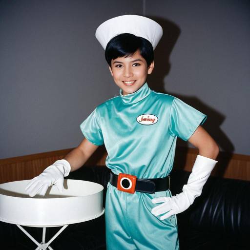 Boy in Retro Jetsons Costume