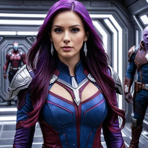 Realistic Portrait of a Cosmic Heroine