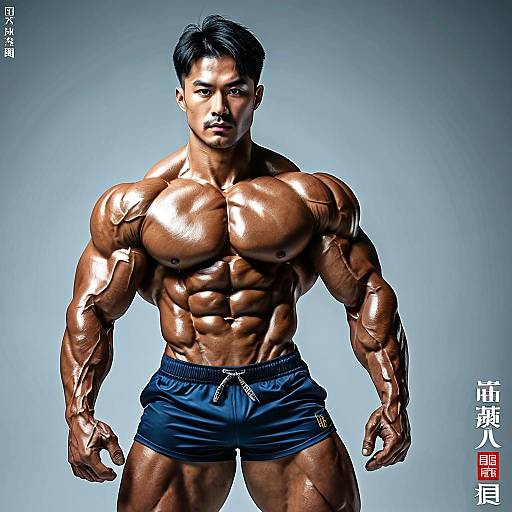 Muscular Adult Solo Zhongyue Masterpiece