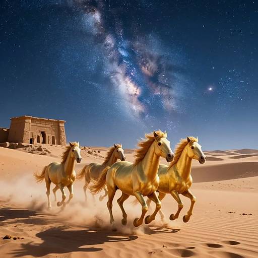 Epic Desert Horse Adventure Storyboard