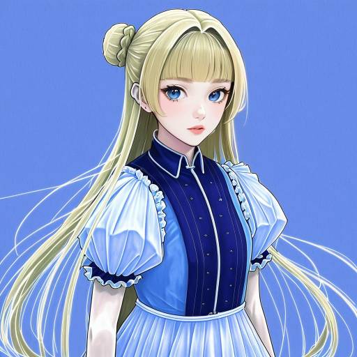 Illustration of Agnes claudel, eiyuu densetsu in the style of Hao (patinnko)