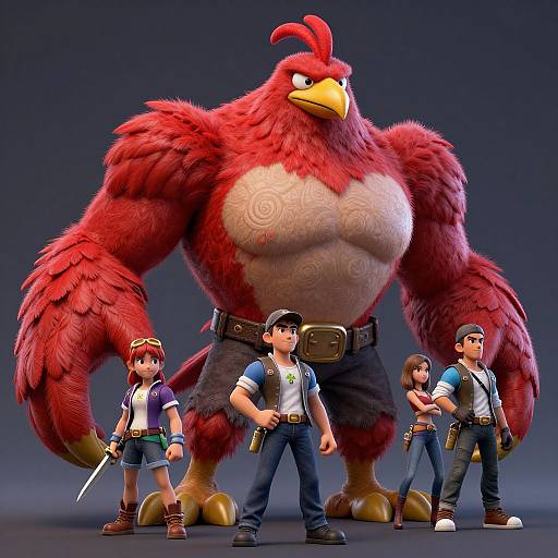 Rayman Legends Giant Red Bird Boss