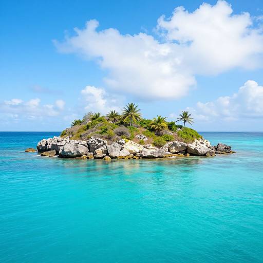 Serene Turquoise Island Paradise