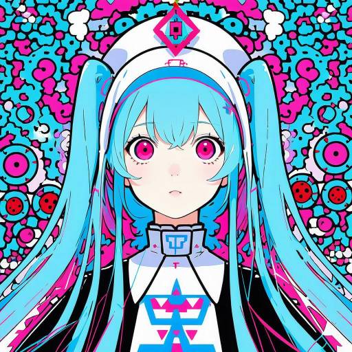 Illustration of Aimaina, vocaloid in the style of Ogipote