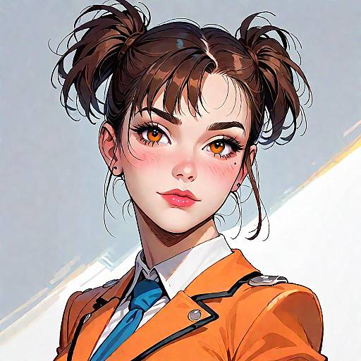 Expressive Diane Punch Pose Artwork