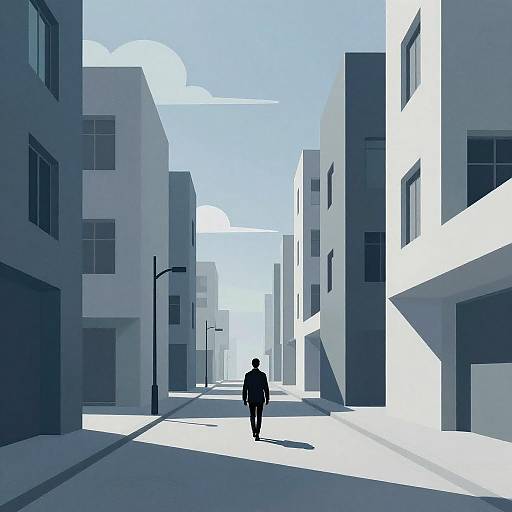 Surreal Cubism in Urban Landscapes