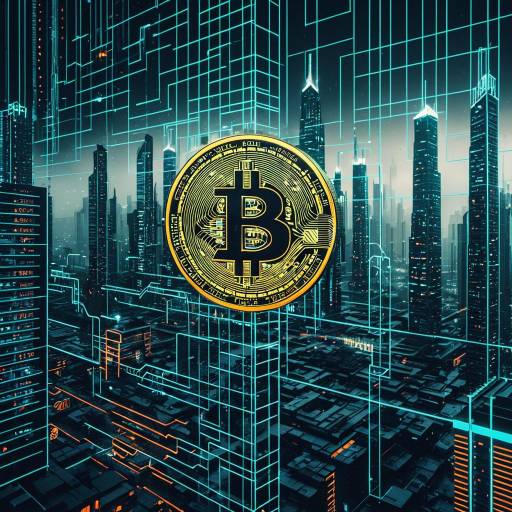 Futuristic Bitcoin Cityscape
