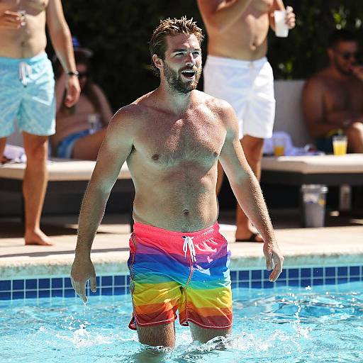 Matt Rife Poolside Party Vibes