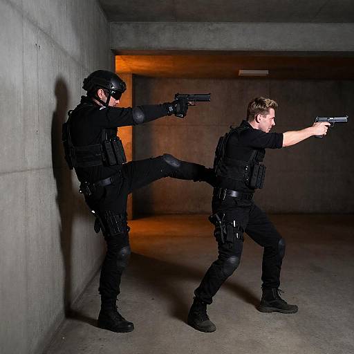 Intense Action in a Dim Corridor